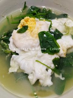 Foto resep 112. Sup Bayam Bawang Putih