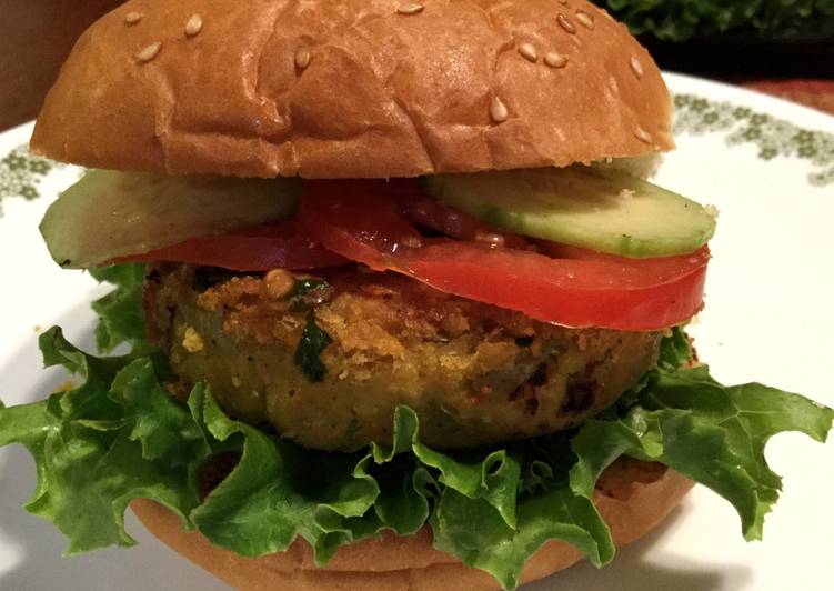 Step-by-Step Guide to Prepare Any-night-of-the-week Chickpea Masala Veggie Burgers