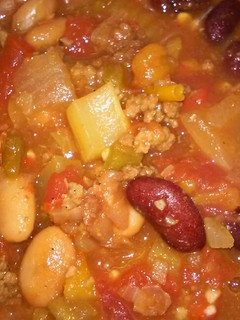 A picture of 3 Alarm Chili w/Beans.