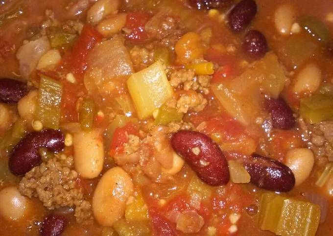 3 Alarm Chili W Beans Recipe By