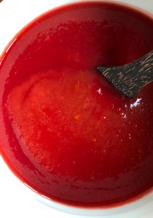 Une photo de Compote de pommes et prunes
