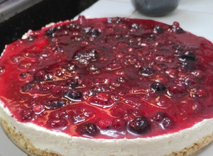 Una foto de Cheesecake frutos rojos