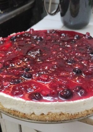 Una foto de Cheesecake frutos rojos
