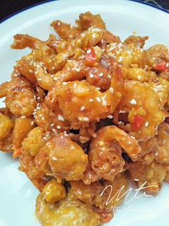 Foto resep Udang saus telur asin