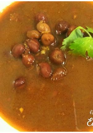 A picture of Kale Chane ki Sabzi.