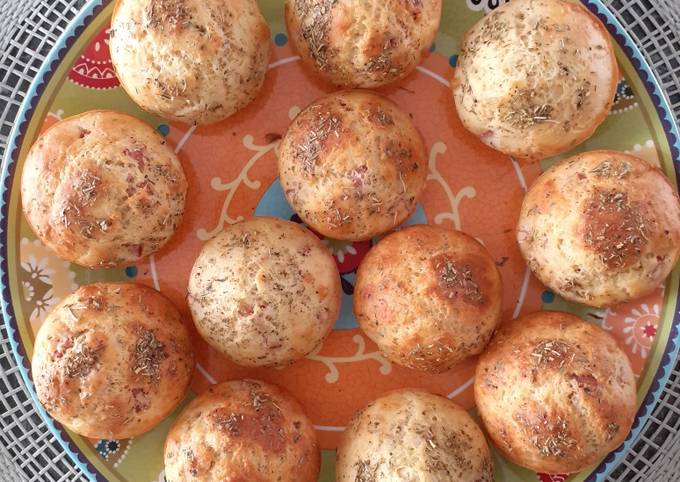 Muffins au Jambon et Parmesan / Healthy