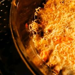 A picture of Cheesy beans lasagne.