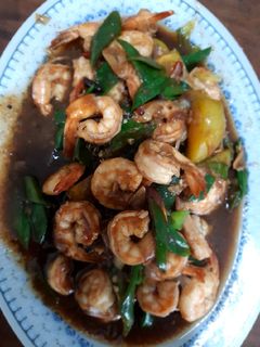 Foto resep Udang lada hitam