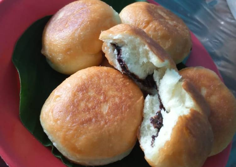Donat isi coklat ncis ncis tanpa telur