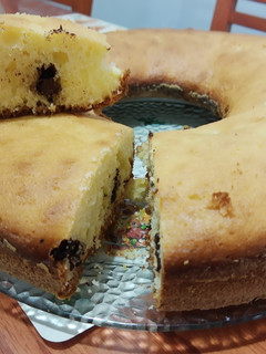 Una foto de Torta de naranja y chocolate