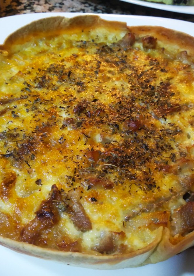 Una foto de Quiche Lorraine sin complicaciones