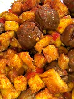 Foto resep Cemilan tahu bakso sapi pedas manis