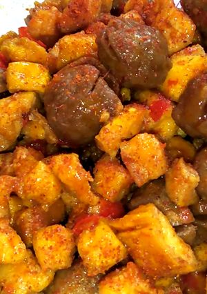 Foto resep Cemilan tahu bakso sapi pedas manis