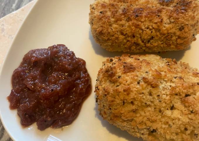 Super simple celeriac croquettes (using leftovers from my duck dinner)