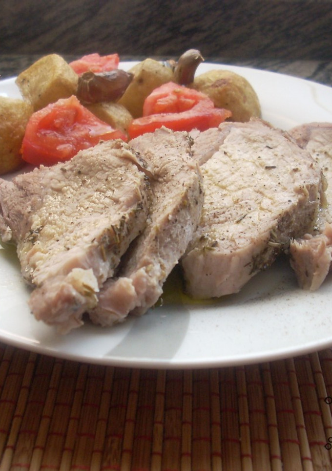 Una foto de Lomo a la sal