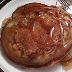 A picture of Home-made pancakes.