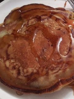 A picture of Home-made pancakes.