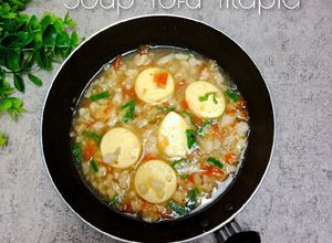 Foto resep MPASI - Soup Tofu Tilapia