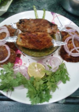A picture of Razma galooti kabab.
