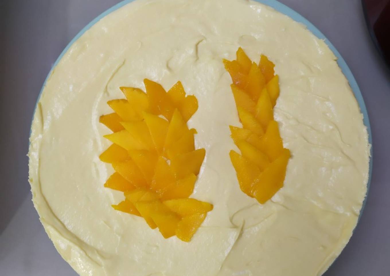 Cheesecake Mangga Tanpa Oven Tanpa Cheese Cream