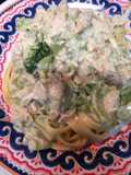 Easy chicken Alfredo