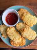 Crispy cheesy hash brown