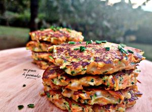 Une photo de Rostis carottes courgettes