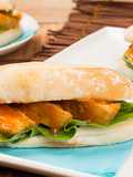 Sándwich de pollo teriyaki