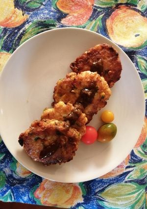 Una foto de Tortitas de maíz (elote)