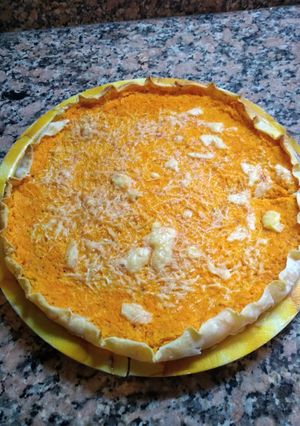 Una foto de Tarta fácil de zapallo y zanahoria