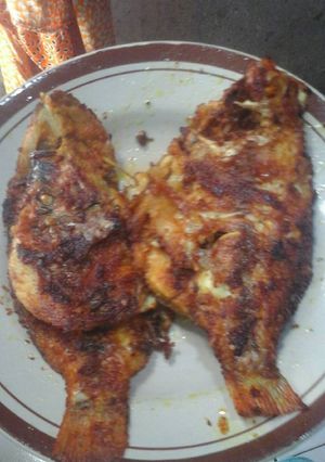 Foto resep Ikan nila merah bakar teflon sambal kecap