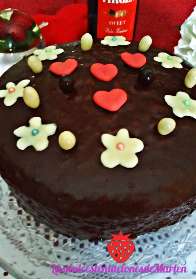 Una foto de Tarta de Almendra y Chocolate (Día de la Madre)