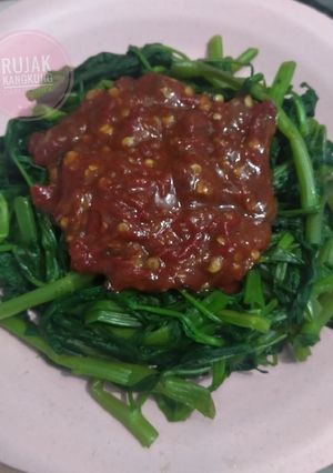 Foto resep Rujak kangkung