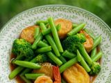 Kacang Buncis Tauhu Telur Bersama Udang