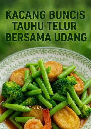 Gambar Kacang Buncis Tauhu Telur Bersama Udang