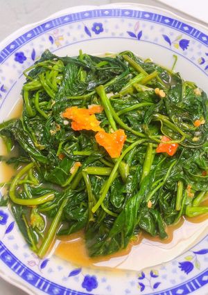Foto resep Tumis Kangkung Terasi Pedas
