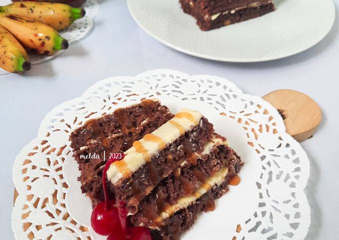 Resep Banana Choco Cake Flourless And Sugarless Oleh Melda Yanti Cookpad 5349