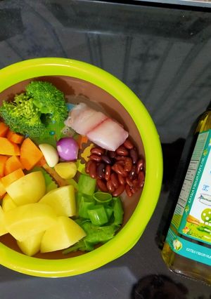 Foto resep Mpasi elvano 5+ (nila brokoli)