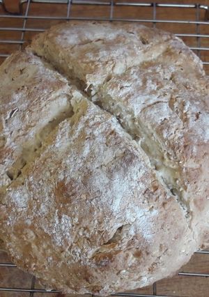 A picture of My style Irish white soda bread.