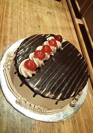 A picture of Choco coffee cake.