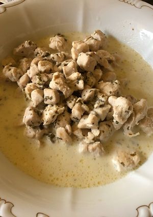 Csirkemell lengyelesen - avagy gyömbéres tejszínes csirke recept fotója