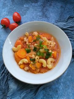 Foto resep Bolognaise Macaroni Soup