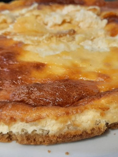 Una foto de Tarta de queso con base de galleta