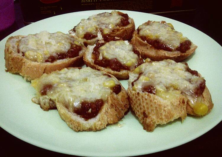 Cara Gampang Membuat Corn Bruchetta Anti Gagal