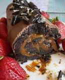 Tronco de oreo y manjar (dulce de leche)
