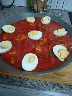 Una foto de Merluza en samfaina