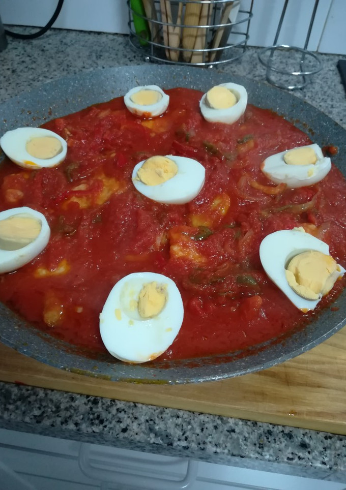 Una foto de Merluza en samfaina