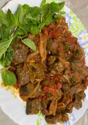 عکسی از دستور دل و قلوه و جیگر