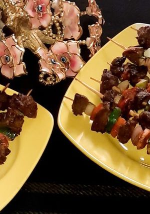 A picture of Beef kebab.