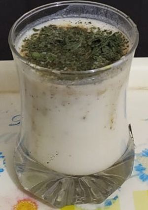 A picture of Mint lassi.
